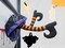 sANCHEZ; Outdoor Halloween Decorations Large Crashing Witch into Tree Hanging Decor; Category:Decor Garlands; Image:5